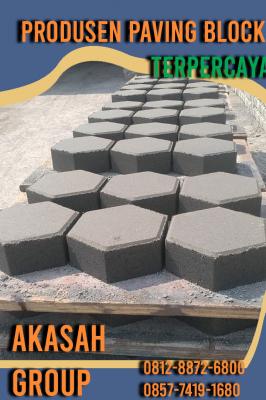 Pabrik Produsen Jual harga Paving Block Conblock tipe Hexagon Segi Enam Murah Berkualitas